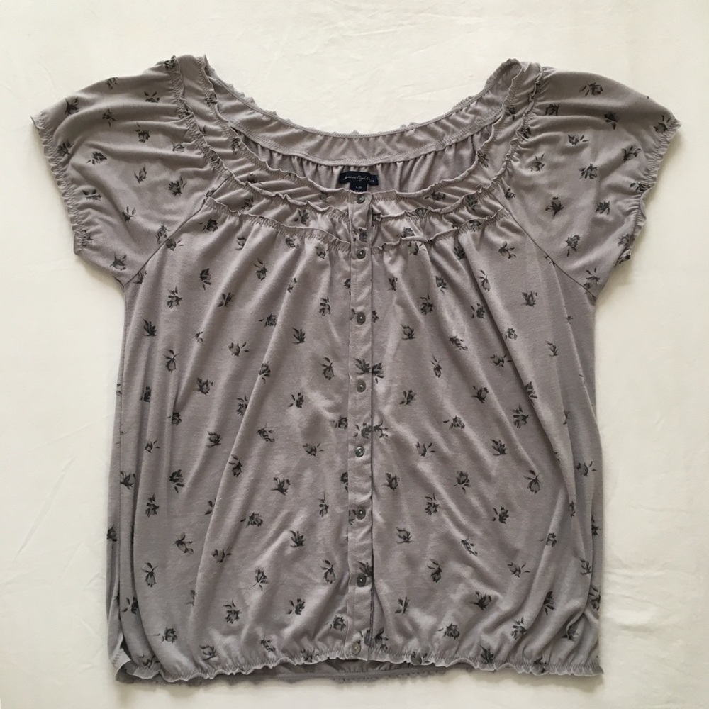 AMERICAN EAGLE FLORAL TOP